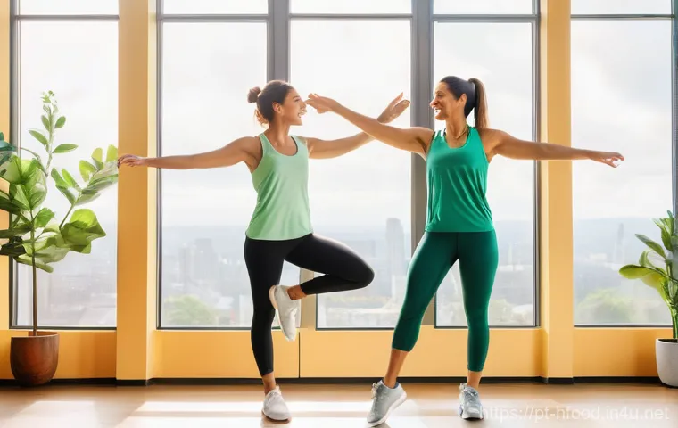 프리바이오틱스가 많은 음식 추천 - A bright, naturally lit kitchen scene. A smiling woman in her late 20s, wearing comfortable, modest ...